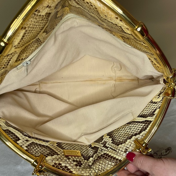 Vintage Judith Leiber Snakeskin Handbag - Picture 10 of 13